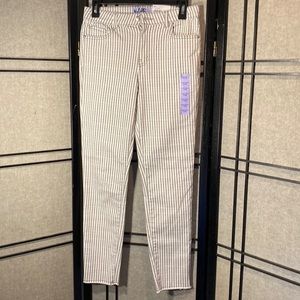 Vylette grey striped denim jeans size 9/29 NWT!!